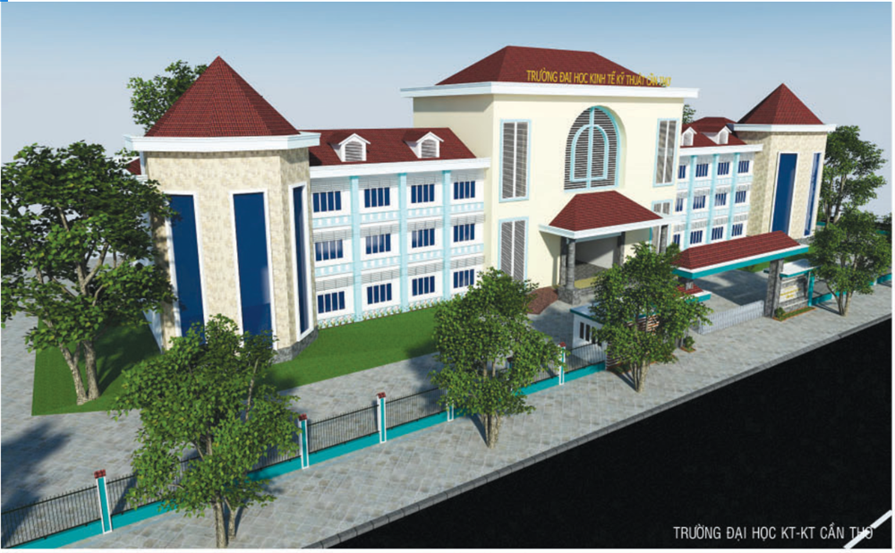 Trường ĐH Nam Cần Thơ (khối A hoàn thiện)